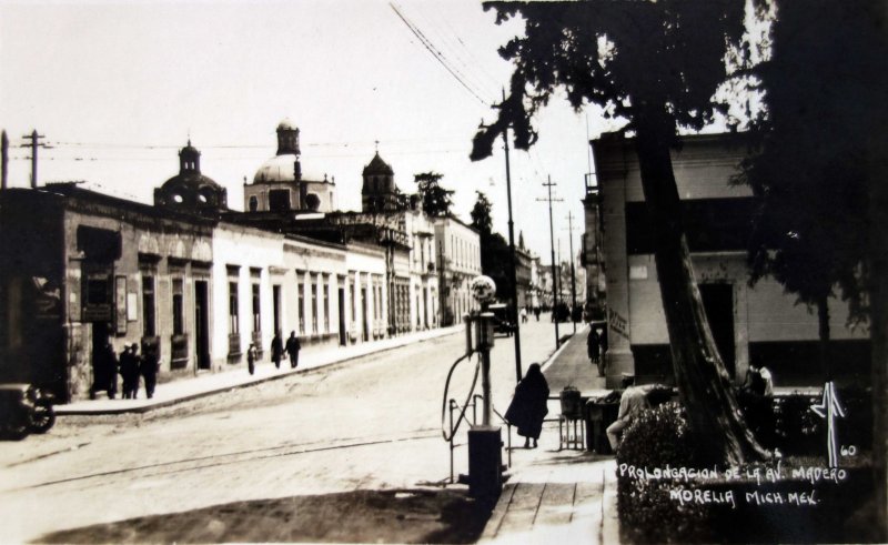 Prolongacion de la Avenida Madero.