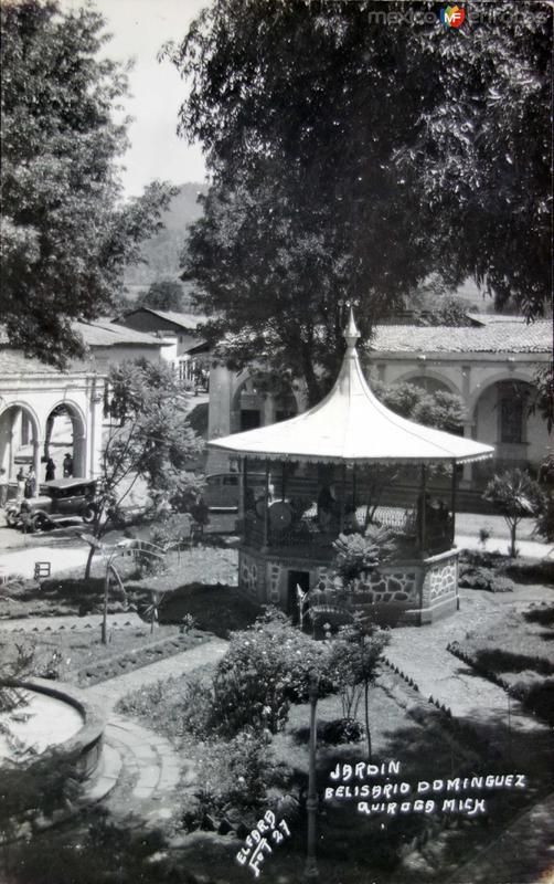 Jardin Belisario Dominguez.