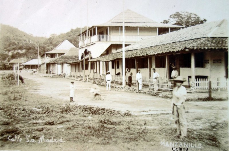 Calle la Madrid ( Circulada el 2 de Octubre de 1911 ).