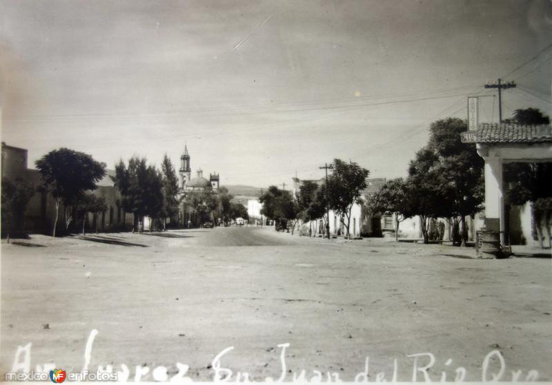 Avenida Juarez.