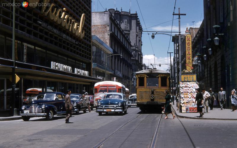 Avenida 16 de Septiembre y Calle de Gante (1954)