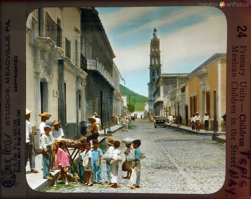 Escena callejera de Tepic Nayarit.