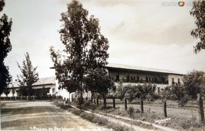 Posada Don Vasco Pátzcuaro, Michoacán ( Circulada el 19 de Diciembre de 1945 ).