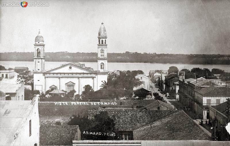 Vista panorámica hacia la Catedral del Tampico