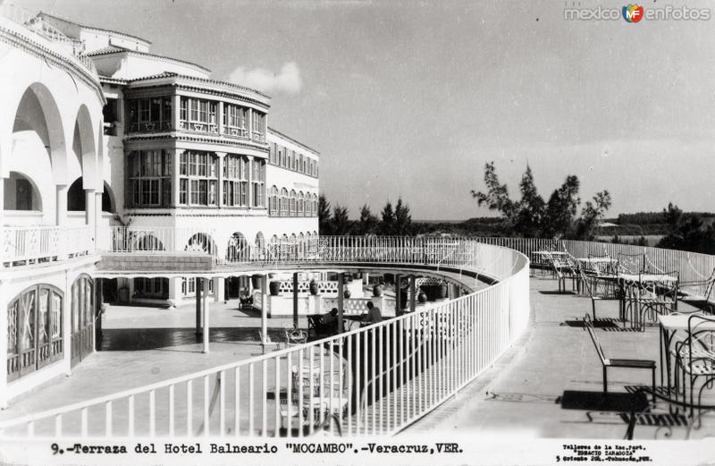 Terraza del Hotel Balneario Mocambo