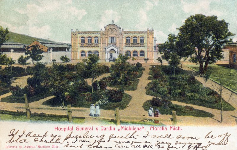 Hospital General y Jardín Michilena