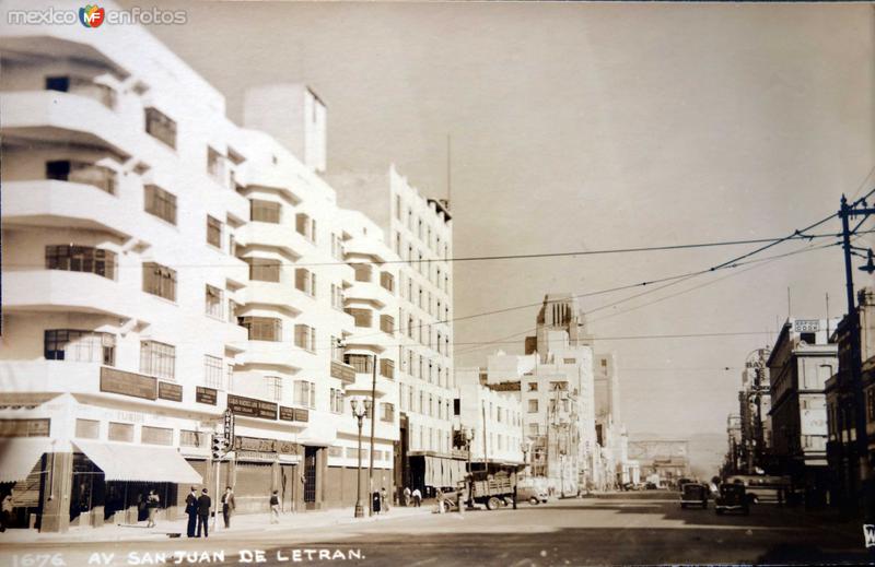 Avenida San Juan de Letran.