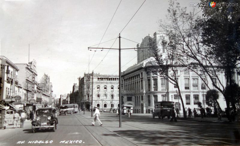 Avenida Hidalgo.