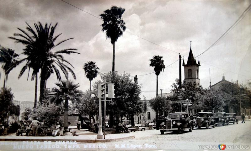 La Plaza de Juarez ( Circulada el 16 de Noviembre de 1938 ).