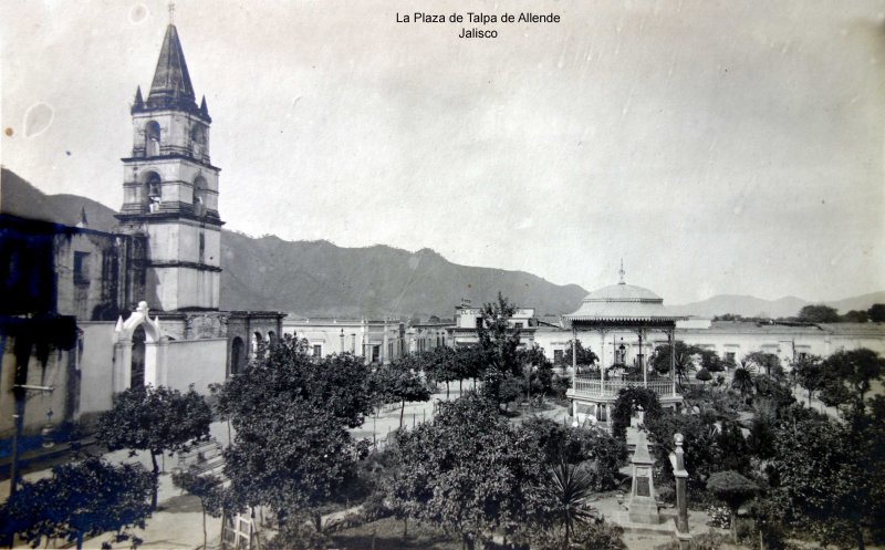 La Plaza de Talpa de Allende Jalisco.