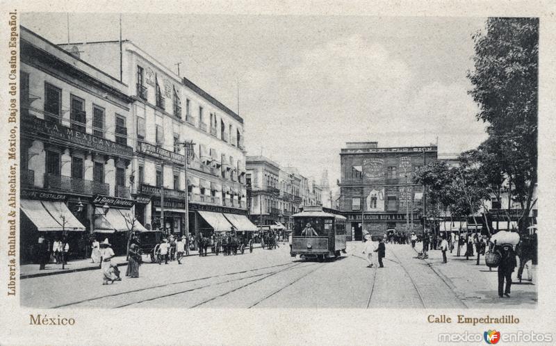 Calle Empedradillo (hoy, Monte de Piedad)