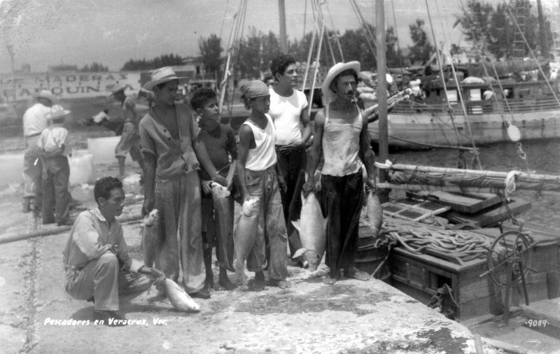 Pescadores en Veracruz