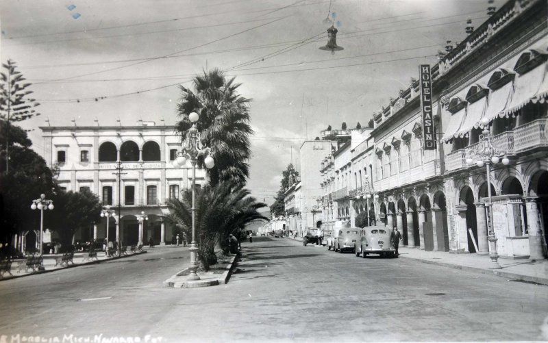 Escena Callejera ( Circulada el 21 de Agosto de 1946 ).