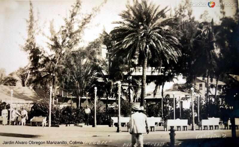 Jardin Alvaro Obregon Manzanillo, Colima .