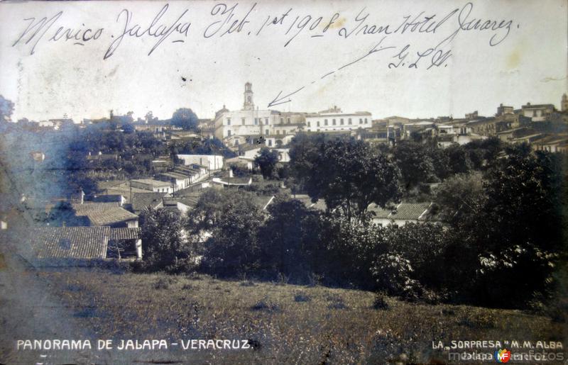 Panorama ( Circulada el 1 de Febrero de 1908 ).