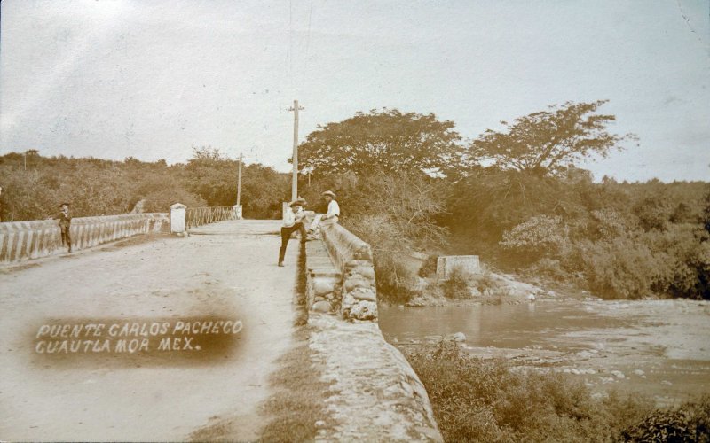 Puente Carlos Pacheco ( Circulada el 6 de Diciembre de 1908 ).