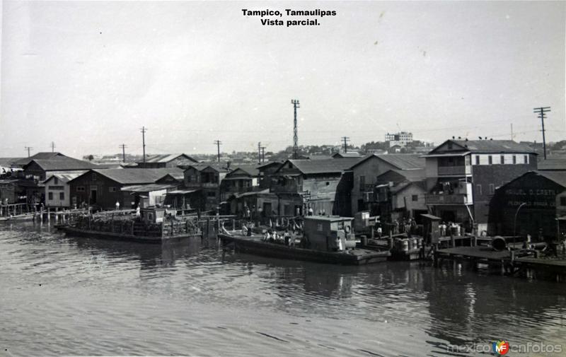 Tampico, Tamaulipas Vista parcial. ( Circulada el 19 de Noviembre de 1934 ).