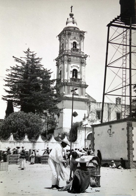 Templo del Carmen, en la ciudad mexiquense de Toluca de Lerdo.1938.