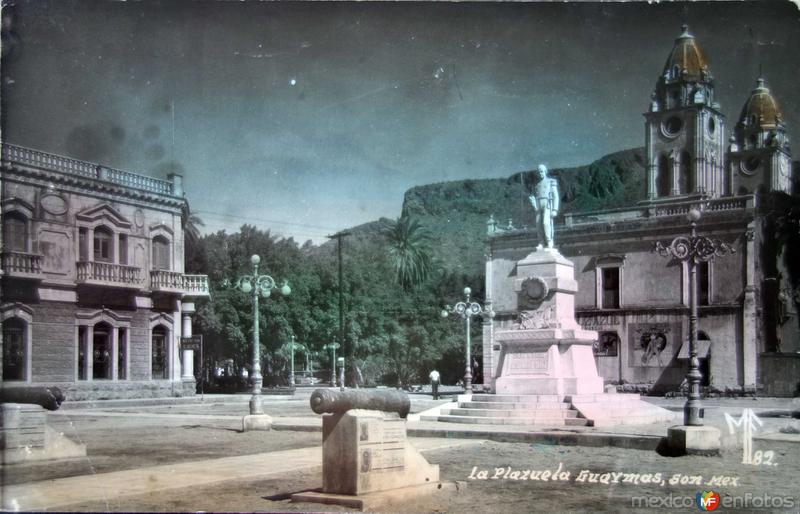 La plazuela ( Circulada el 1 de Febrero de 1951 ).