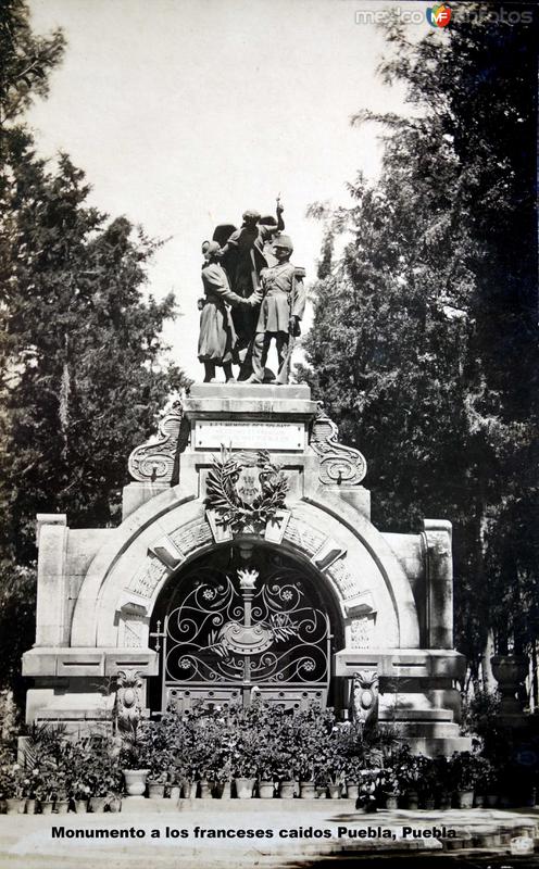 Monumento a los franceses caidos Puebla, Puebla.