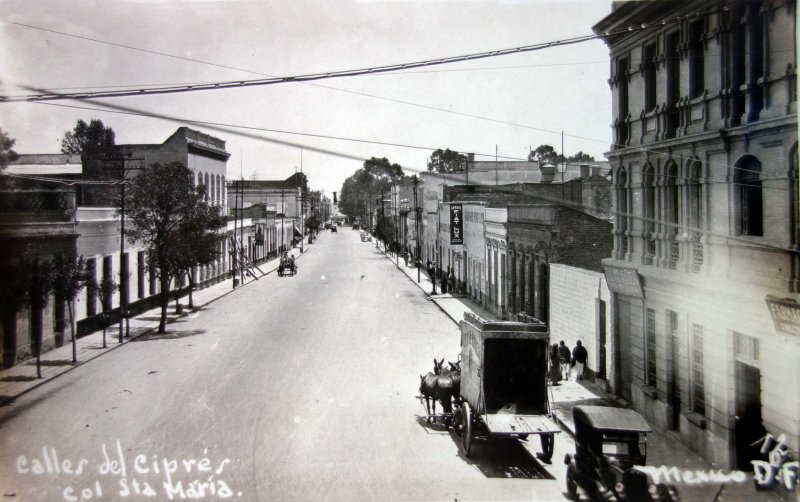 Calle del Cipres Colonia Santa Maria.