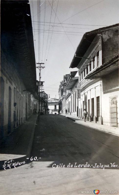 Calle de Lerdo Jalapa Veracruz.