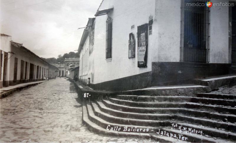 Calle Balderas Jalapa Veracruz.