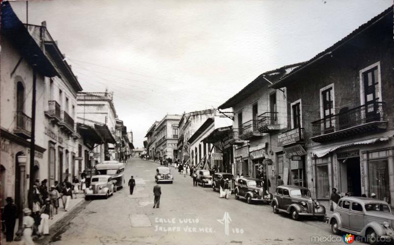 Calle Lucio Jalapa Veracruz.