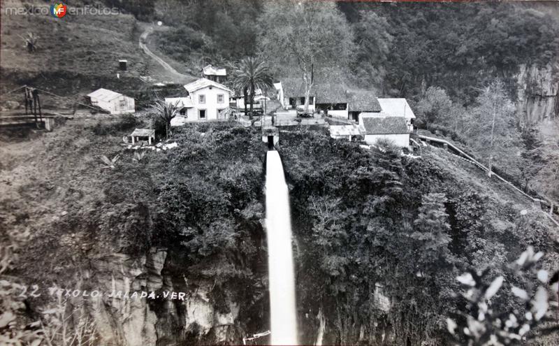 La Cascada de Texolo Jalapa Veracruz.