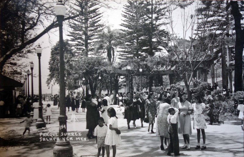 Parque Juarez Jalapa Veracruz.