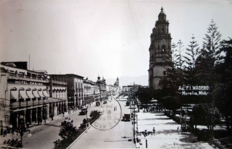Avenida Francisco I Madero( Circulada el 7de Agosto de 1934 ).