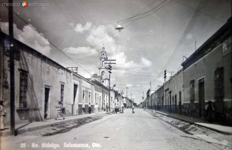 Avenida Hidalgo.