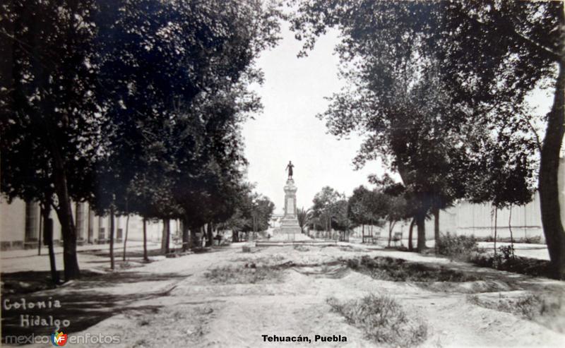 Colonia Hidalgo Tehuacán, Puebla ( Circulada el 20 de Junio de 1927 ),