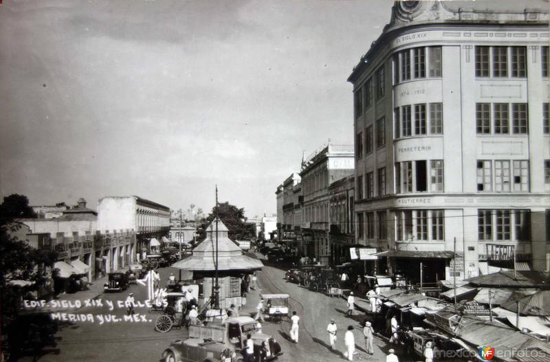 Edificio siglo XIX y calle 65.