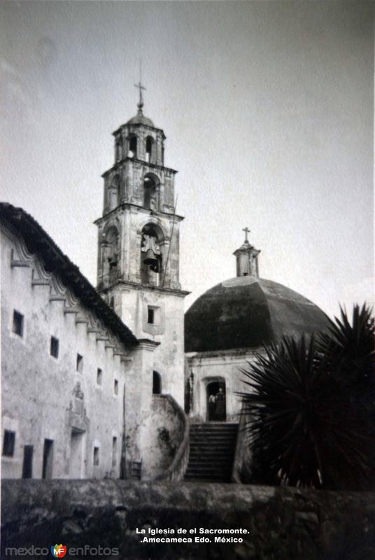 La Iglesia de el Sacromonte. Amecameca Edo. México - Amecameca, México  (MX15585456719755)