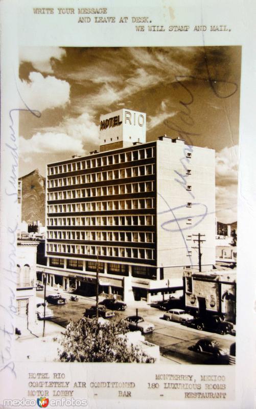Hotel Rio ( Circulada el 28 de Agosto de 1951 ).