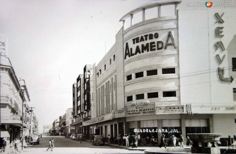 Teatro Alameda. ( Circulada el 4 de Enero de 1947 ).