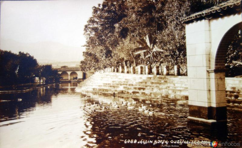 Jardin de La Borda por el Fotógrafo Hugo Brehme.