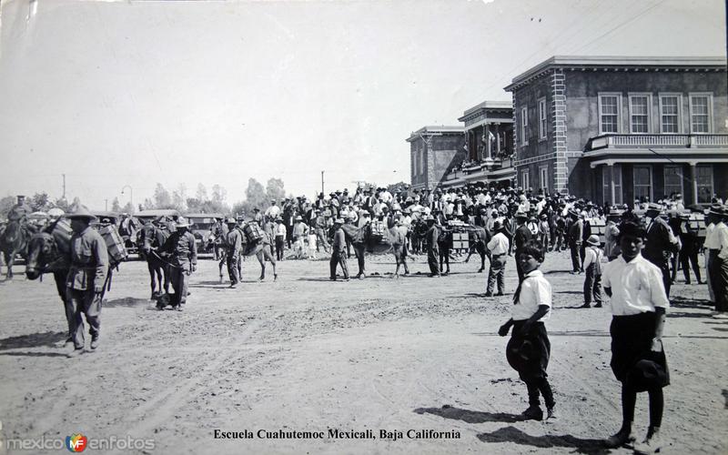 Escuela Cuahutemoc en Mexicali, Baja California.