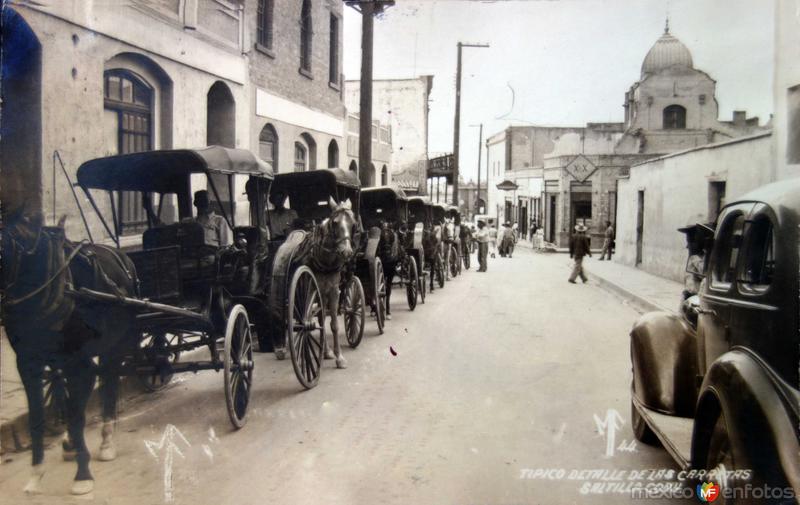 Tipico detalle de las carrozas.( Circulada el 3 de Agosto de 1946 )