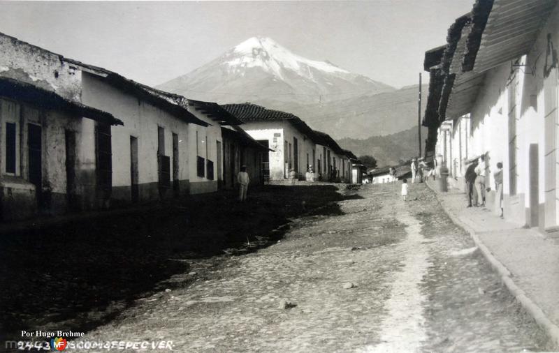 Volcan Citlaltepetl o Pico de Orizaba desde Coscomatepec.