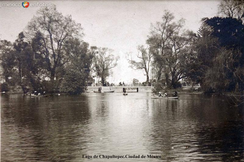 Lago de Chapultepec.Ciudad de México.