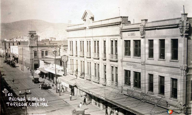 Avenida Hidalgo Torreón, Coahuila.