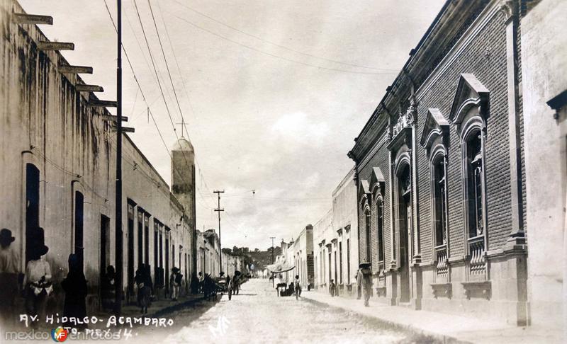 Avenida Hidalgo.