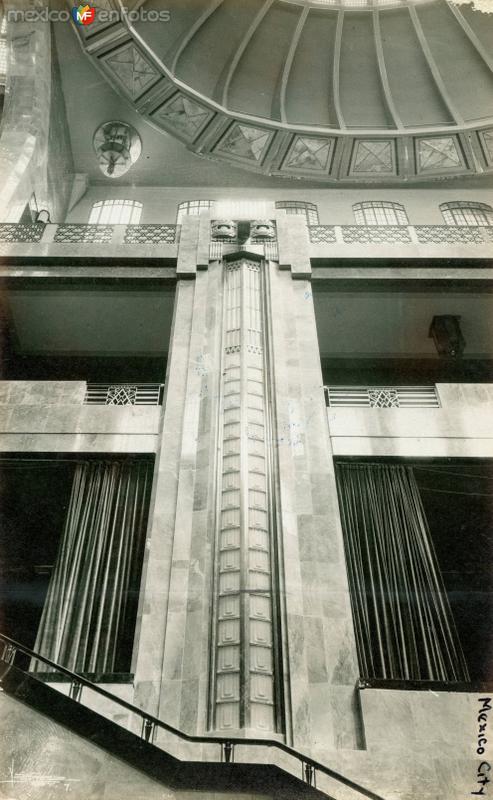 Interior del Palacio de Bellas Artes