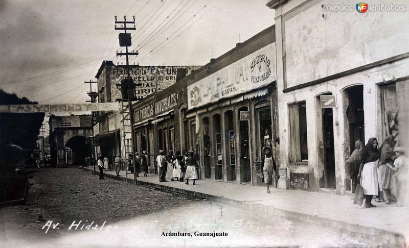 Avenida Hidalgo Acámbaro, Guanajuato.