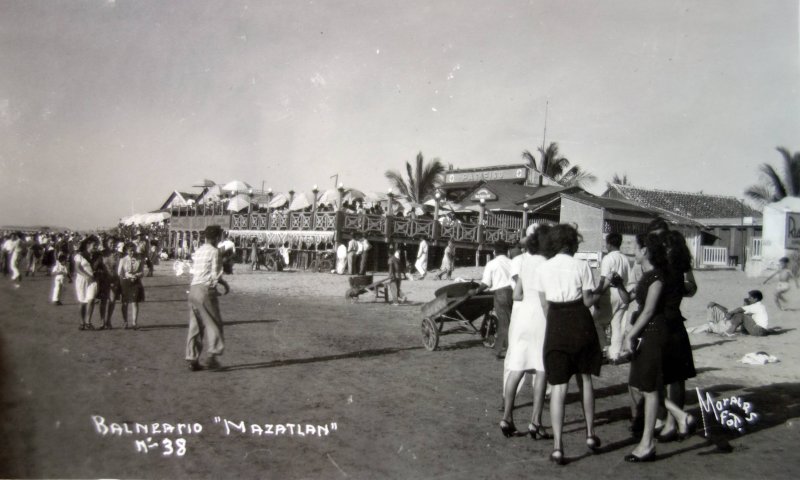 Balneario de Mazatlán, Sinaloa.