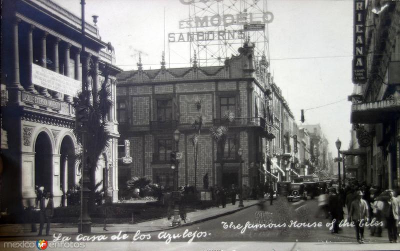 La famosa casa de los azulejos.