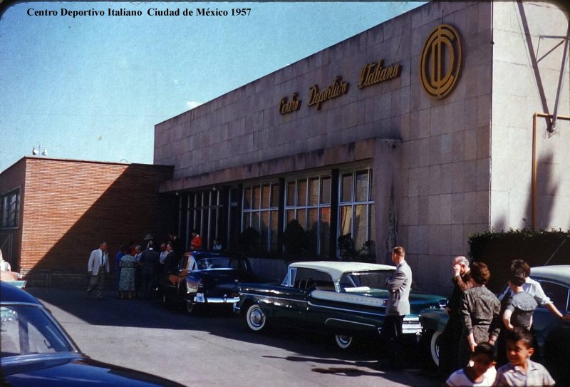 Centro Deportivo Italiano Ciudad de México 1957.