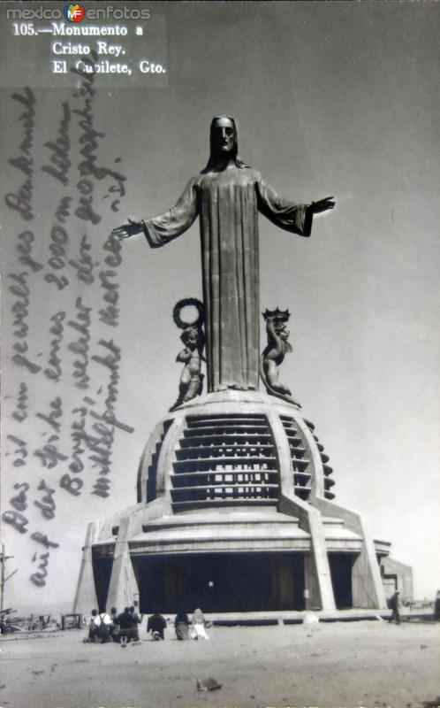 El monumento a Cristo Rey en el cerro del Cubilete.